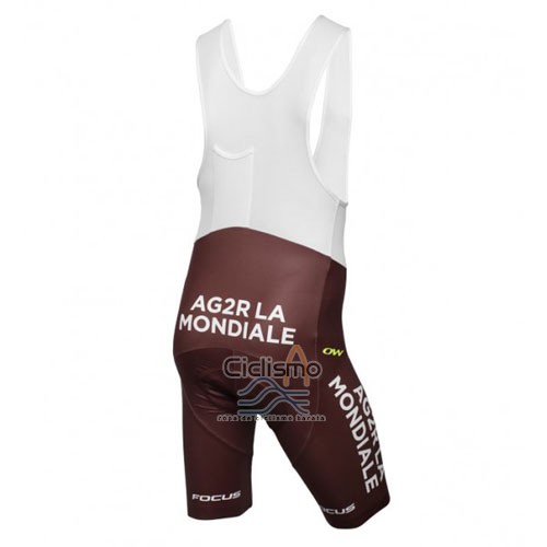 Ag2rla Ropa Ciclismo Culotte Corto 2016 Mangas Cortas Brown